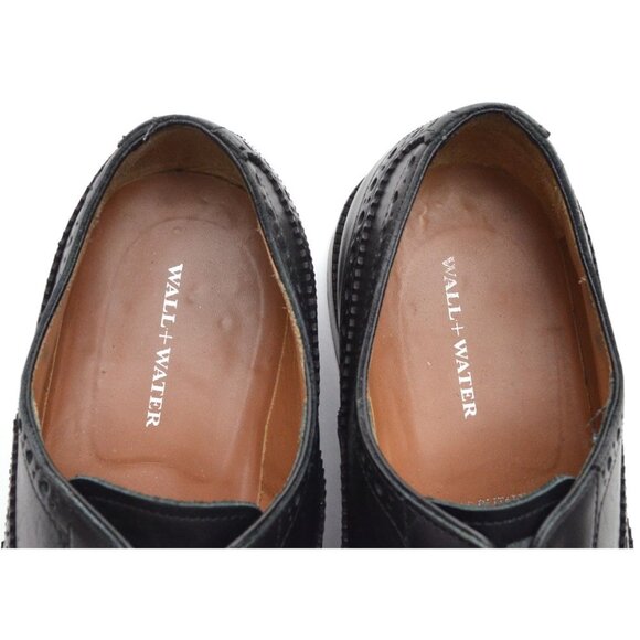 Men Wall+Water Black Brogue Wingtip Oxfords 10.5 M main image 7